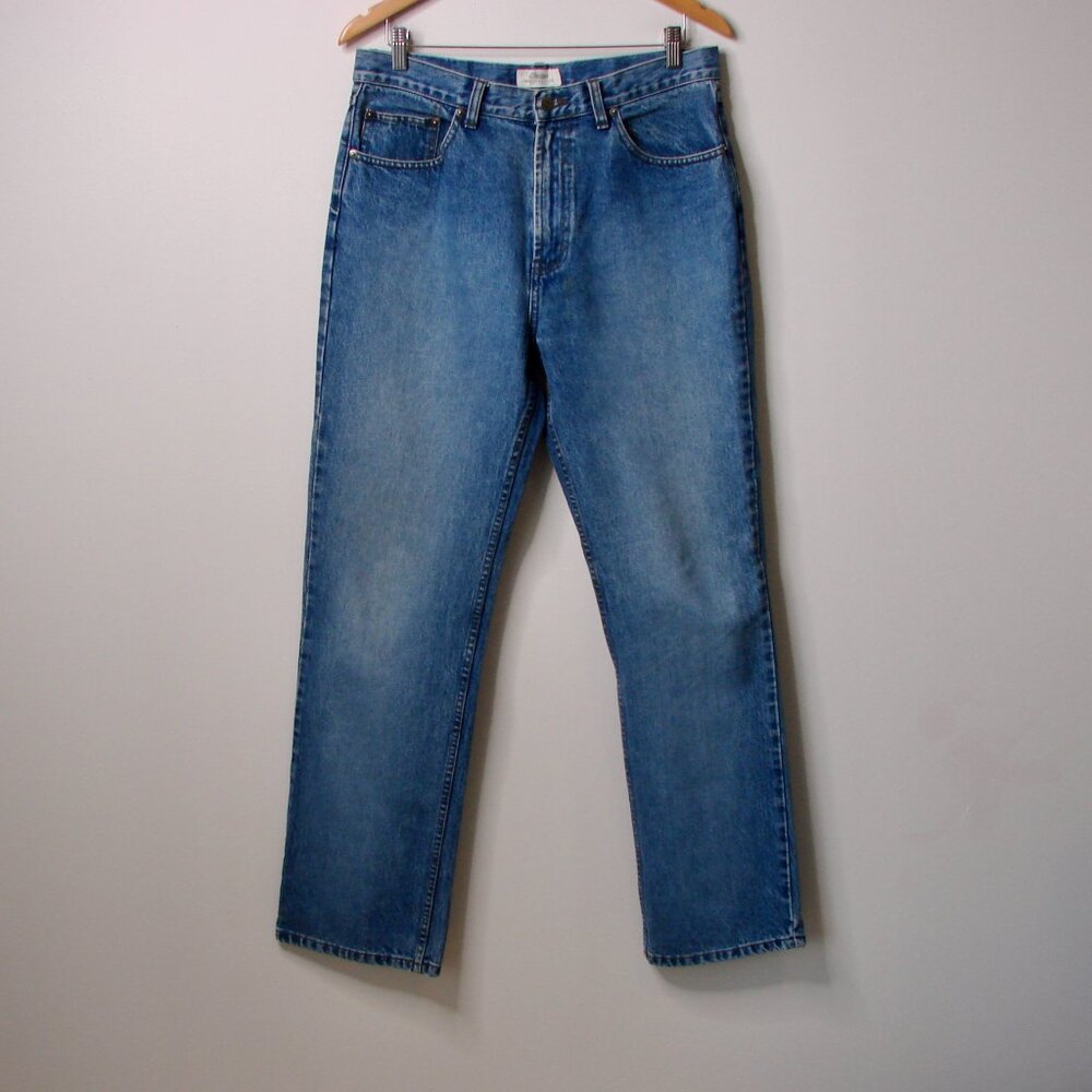 Indian Motorcycle Jeans Mens Boot Cut Medium Wash Size 34